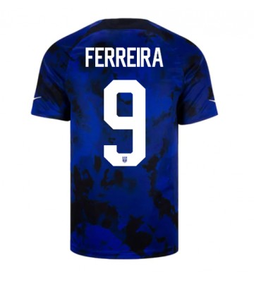 Stany Zjednoczone Jesus Ferreira #9 Koszulka Wyjazdowych MŚ 2022 Krótki Rękaw